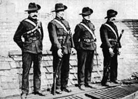 Click on image to see full-sized version Citizen Army on the roof of Liberty Hall