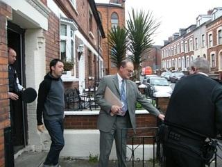 Click on image to see full-sized version Arrest Arturo Villanueva in Belfast on Spanish extradition warrant last year