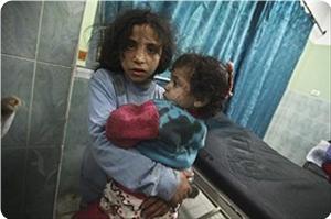 Picture of a Palestinian Child which the Israeli Military tried to murder