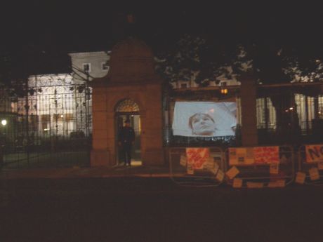 Click on image to see full-sized version screening of homeless film on dail