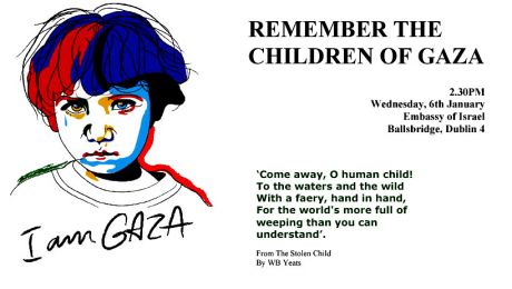Click on image to see full-sized version Remember the children of Gaza Jan 6th 2.30pm
