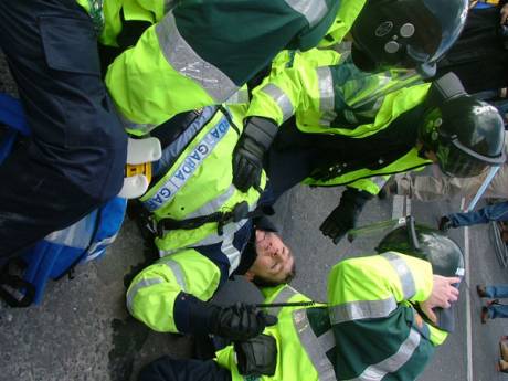 Click on image to see full-sized version More Gardai Go Down Injured