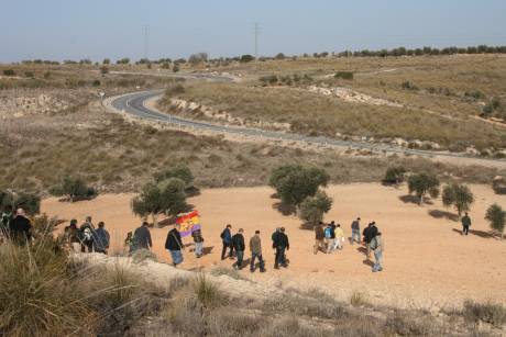 The walk begins...