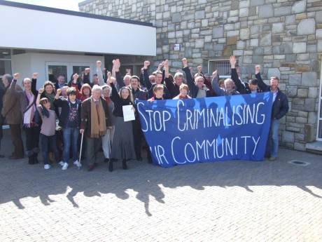 Click on image to see full-sized version Stop criminalising our community
