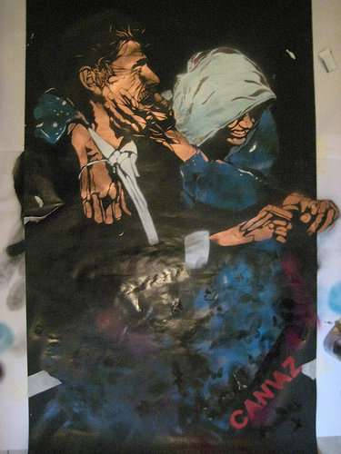 Click on image to see full-sized version Street Art by CANVAS on Northumberland Road