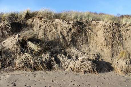 Click on image to see full-sized version Corballis Beach on Sunday 30 December, 2012. Most damaged section.