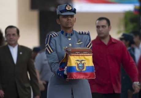Click on image to see full-sized version After a parting of nearly 200 years, Manuela Saenz's remains arrived on July 5th to enjoy a reunion of....12 days.