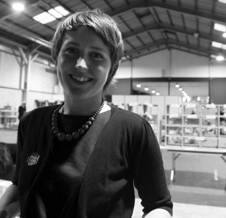 Click on image to see full-sized version Lisa Connell, Out, proud and Independant, campaigning for civil marraige for LGBTQ community