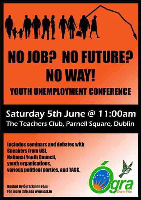 Click on image to see full-sized version Youth Unemployment Conference