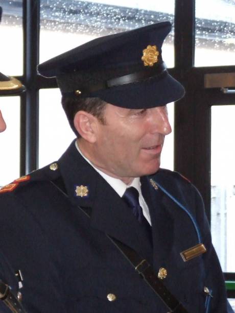 Click on image to see full-sized version Garda Supt. Michael Larkin responsible for Unlawful Detention of Protesters.