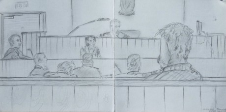 Click on image to see full-sized version Special 'Shell to Sea' Court Sitting, by Arina Obuchova.