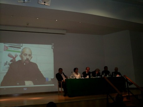 Click on image to see full-sized version Jamal Juma (DVD), Jamal Zahalka, Areen Hawari, Gilbert Achar, Muhammad Jaradat and Jamil Hilal