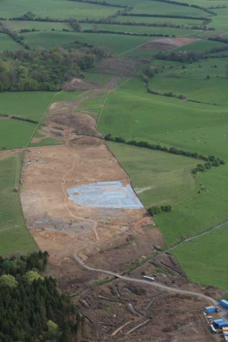 Lismullin site with Rath Lugh in the background