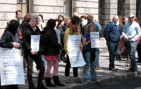Pro choice close up