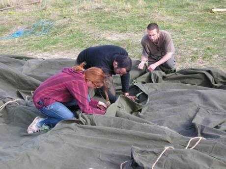 Lacing up the marquee