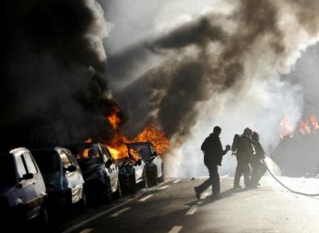 Click on image to see full-sized version From rubber bullets, tear gas and flames in the streets of Seattle to the streets of Geneva today