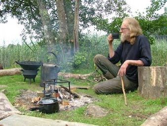 "A house is just a shelter you build around your fire."