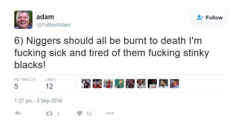 Click on image to see full-sized version Cork-based Ireland First supporter Calls For Black People To Be Murdered